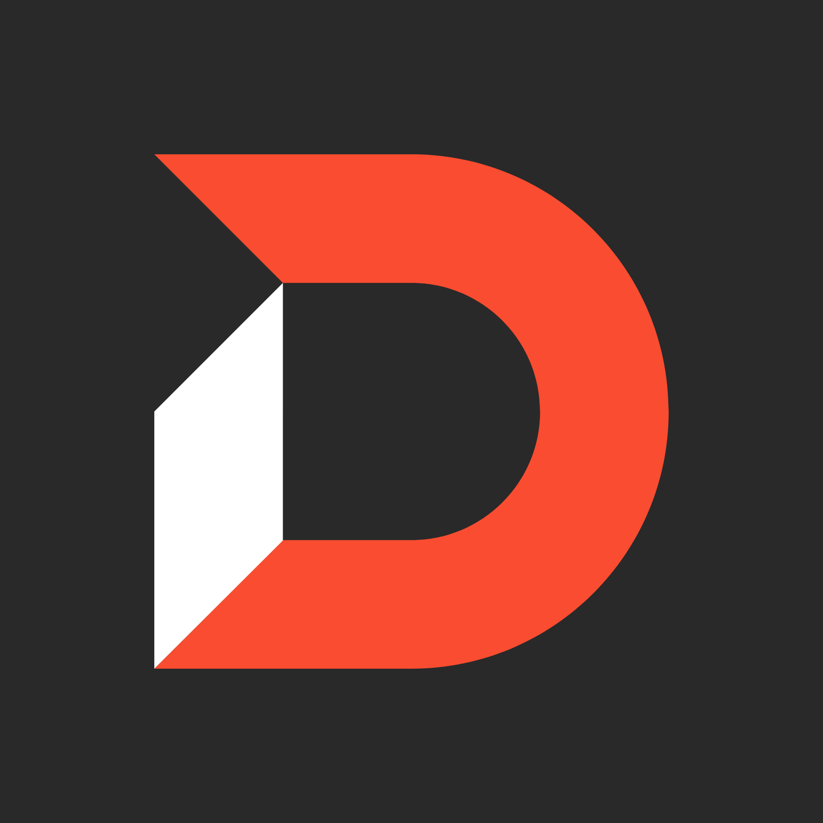 Blue and Orange Geometric Modern Letter D Digital Marketing Logo Design (4)